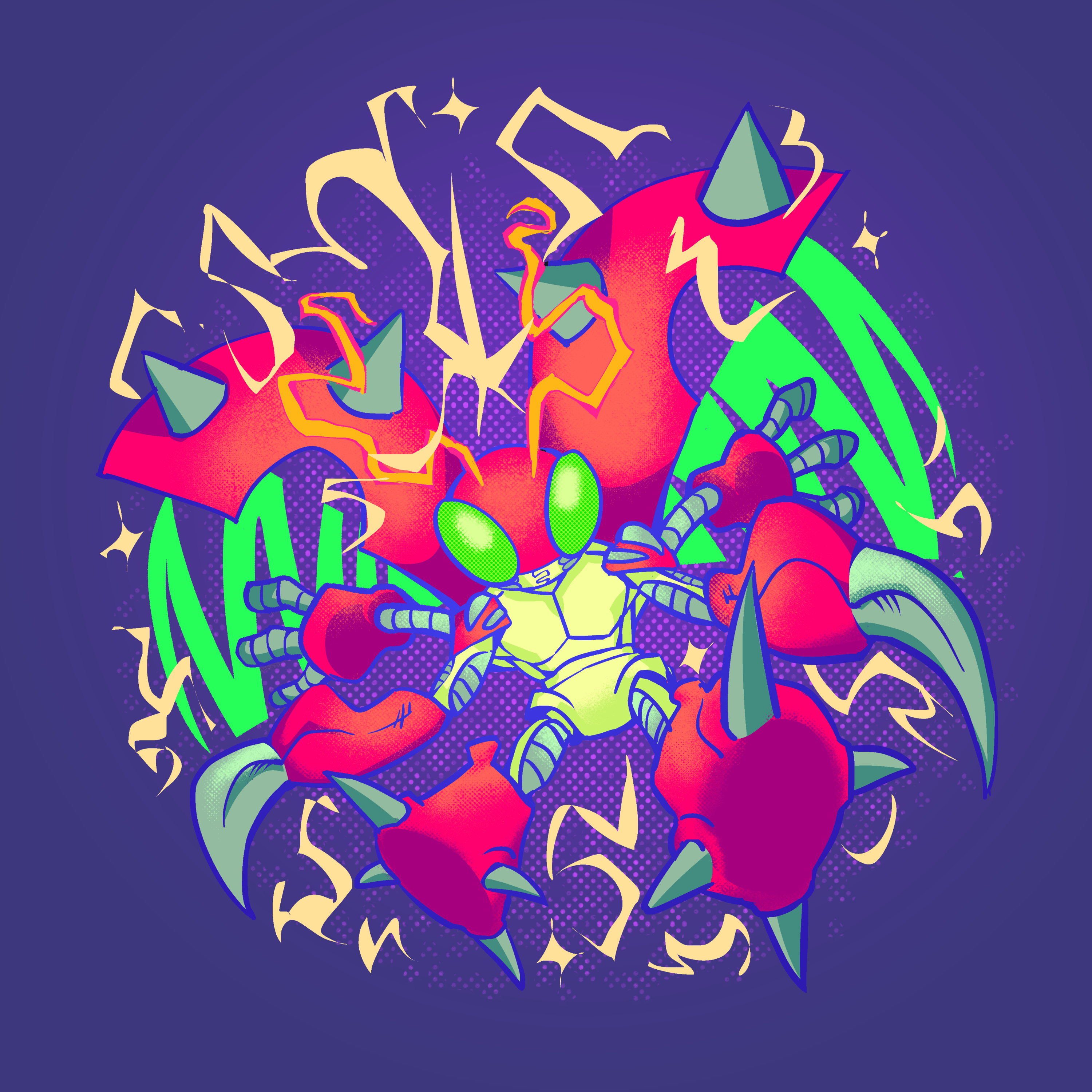 3000x3000 Tentomon by moralem on Newgrounds
