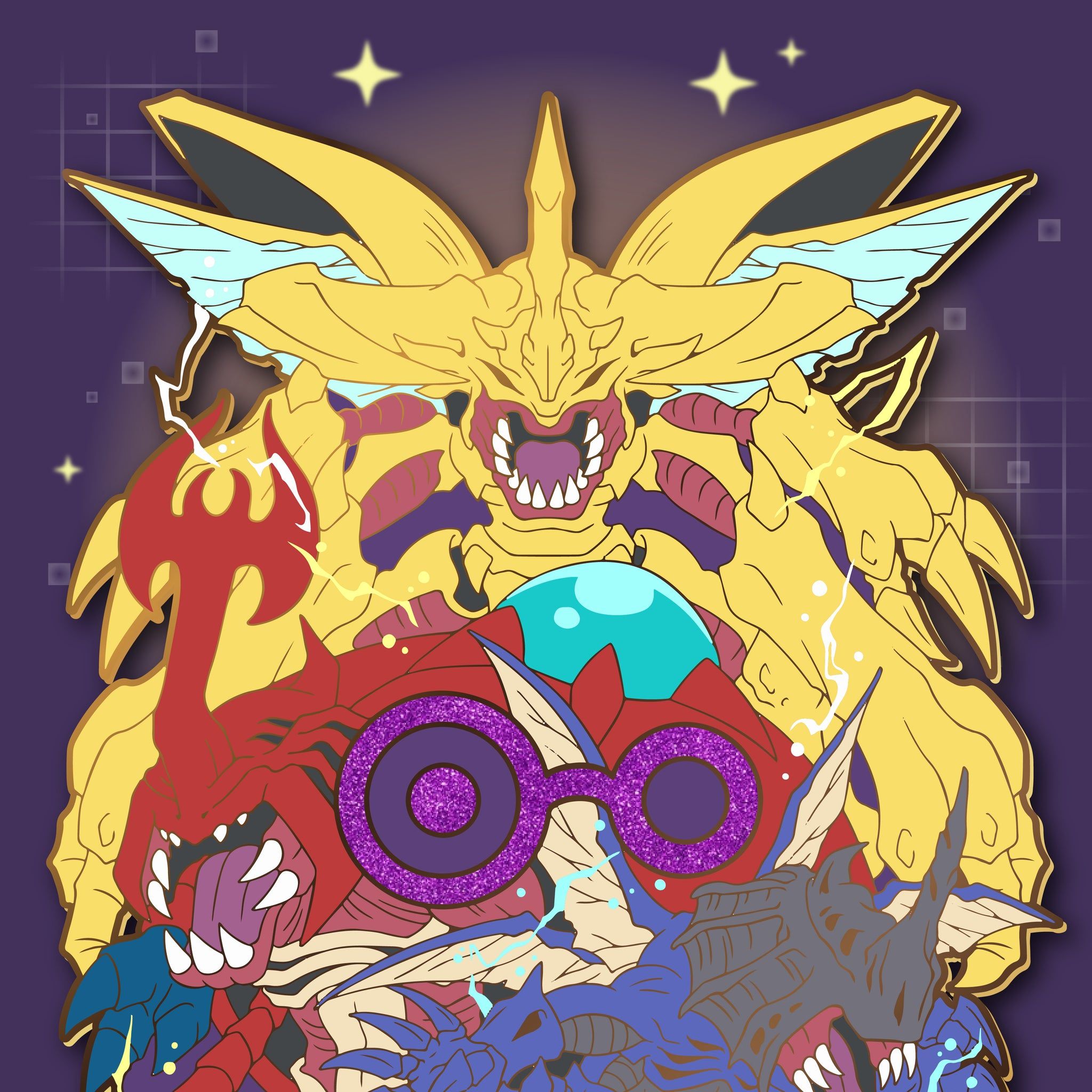 2048x2048 PREORDER Tentomon Digivolution! Extra Enamel Pin