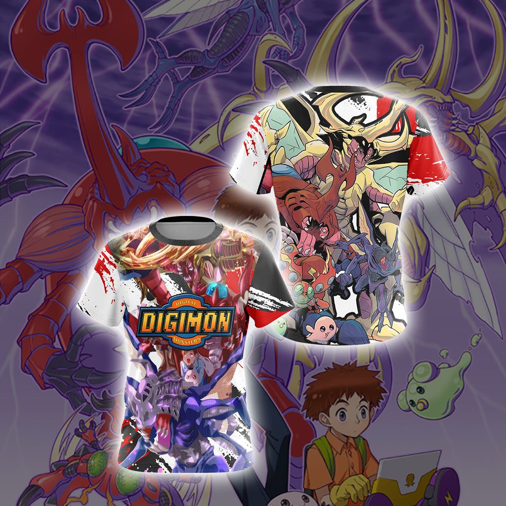 1024x1024 Digimon Unisex 3D T Shirt