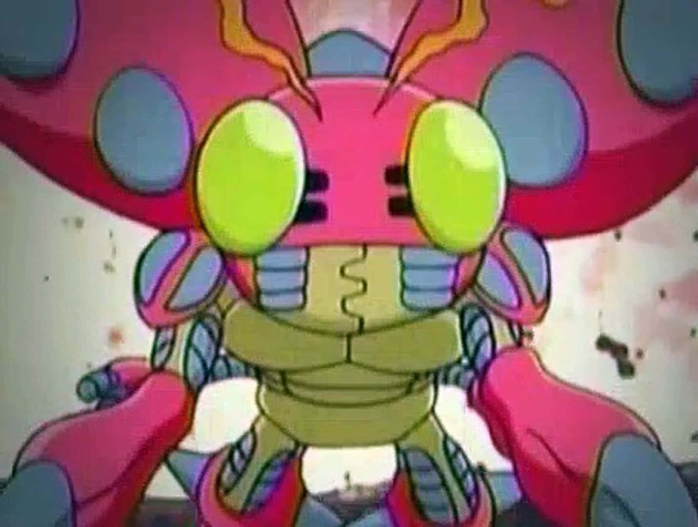 1431x1080 Download Tentomon in Action: The Digital Bug from Digimon Adventure Series Wallpaper
