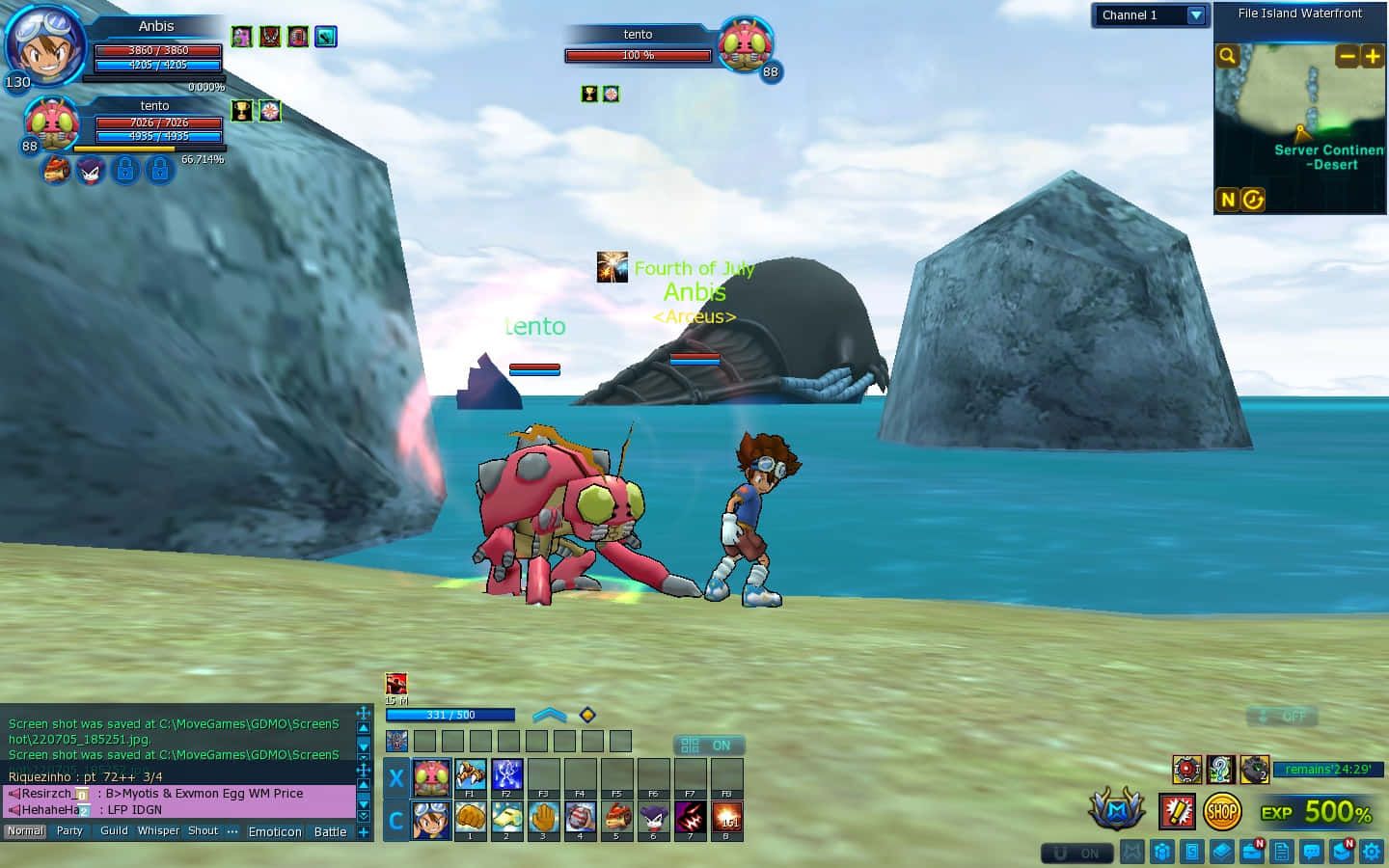 1440x900 Download Tentomon in Action Beetle Digimon Wallpaper