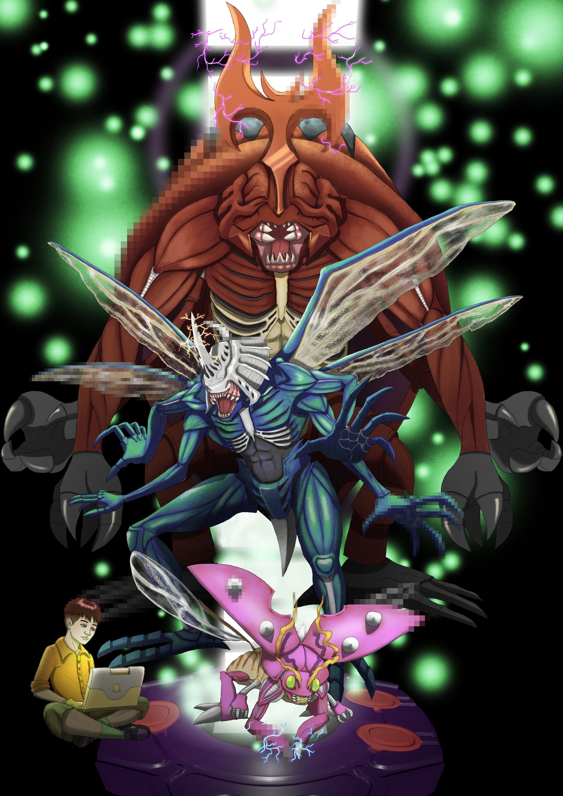 1920x2716 Marcio de Carvalho e evoluções (DIgimon)
