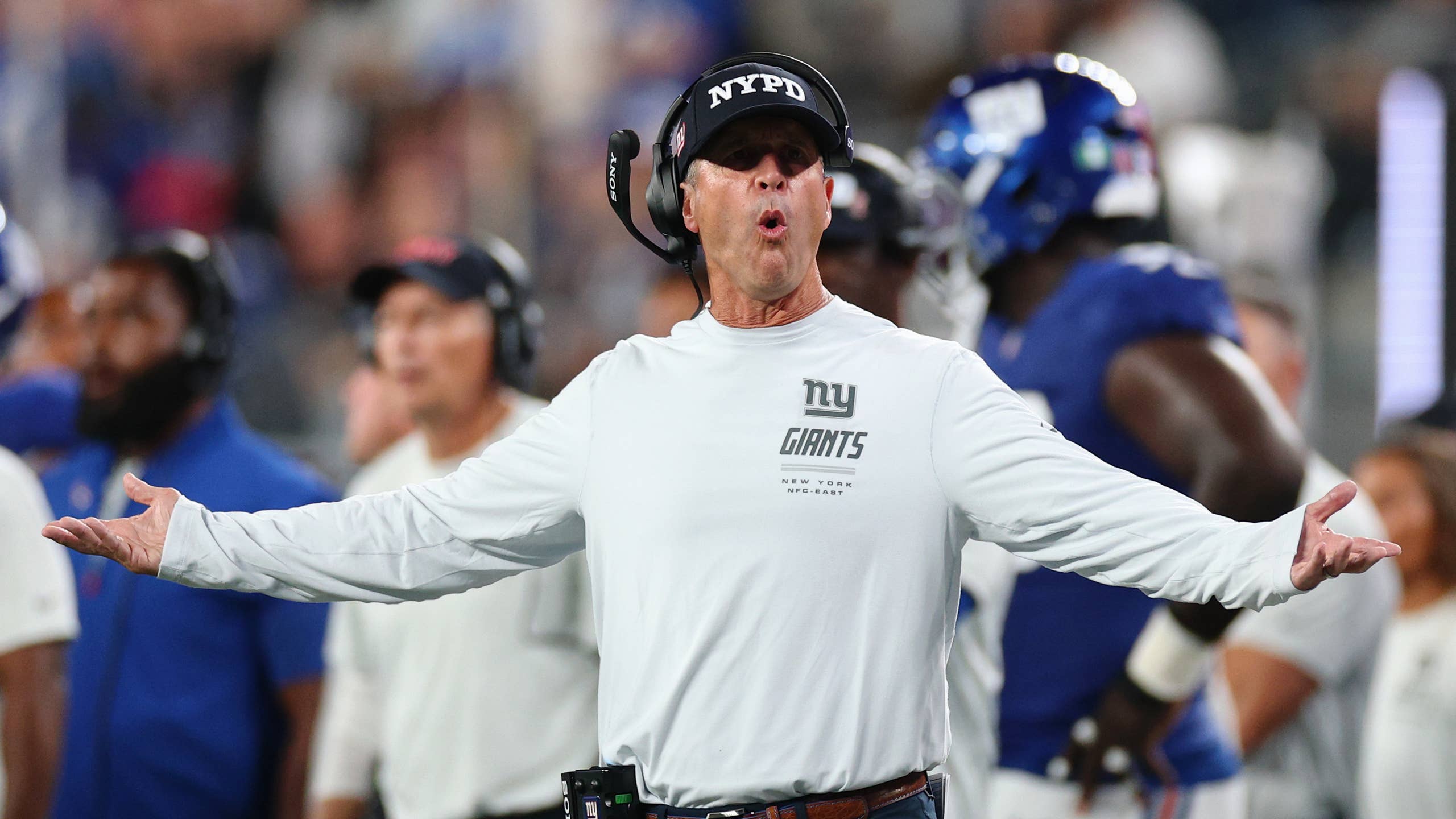 2560x1440 John Harbaugh Comes Clean on Tackling Malik Nabers at Giants' Walkthrough