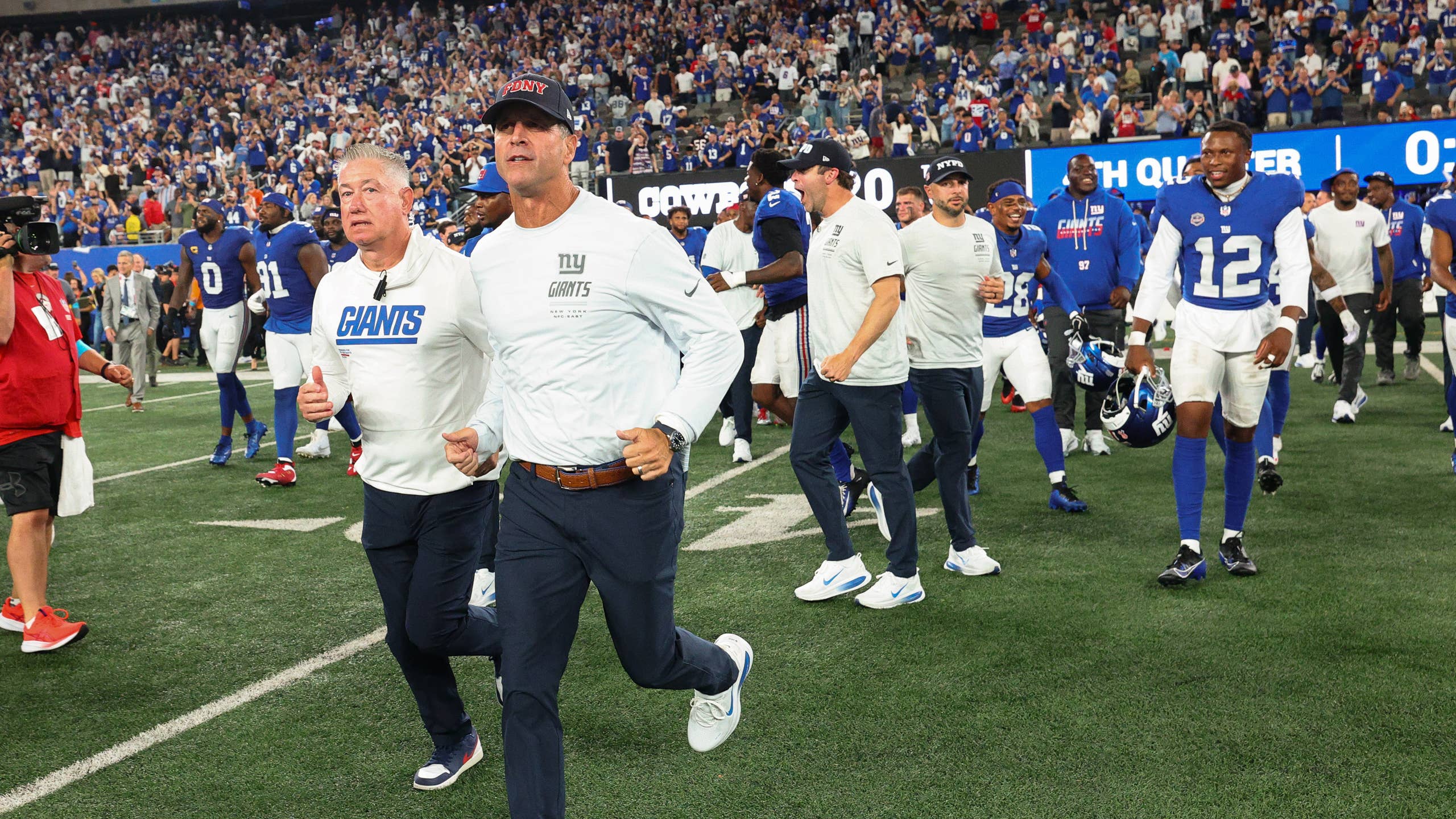 2560x1440 John Harbaugh Wins Coach Of The Week After Giants' Season Opening Upset Of Cowboys