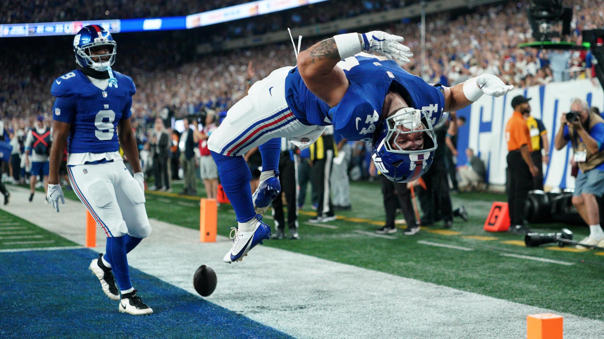 1920x1080 Giants' Offense Rolls Over The Cowboys To Give Coach John Harbaugh A 28 20 Win In His Debut New York