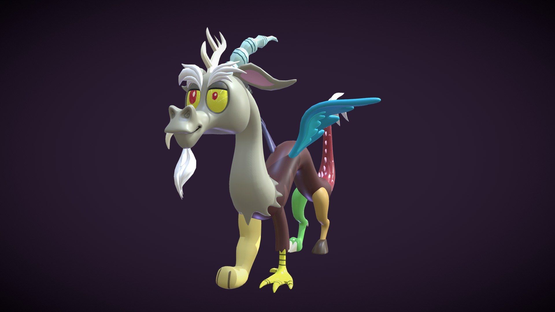 1920x1080 MLP Discord Free 3D model by iseanica [9c512b8]