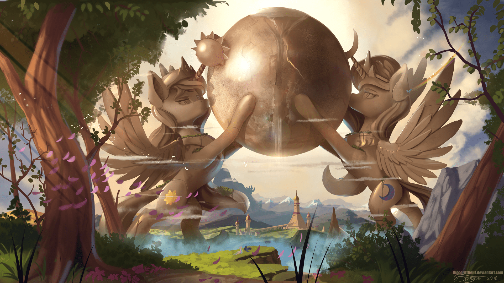 1920x1080 The cultural victory by DiscordTheGE. All wallpaper. My Little Wallpaper are Magic