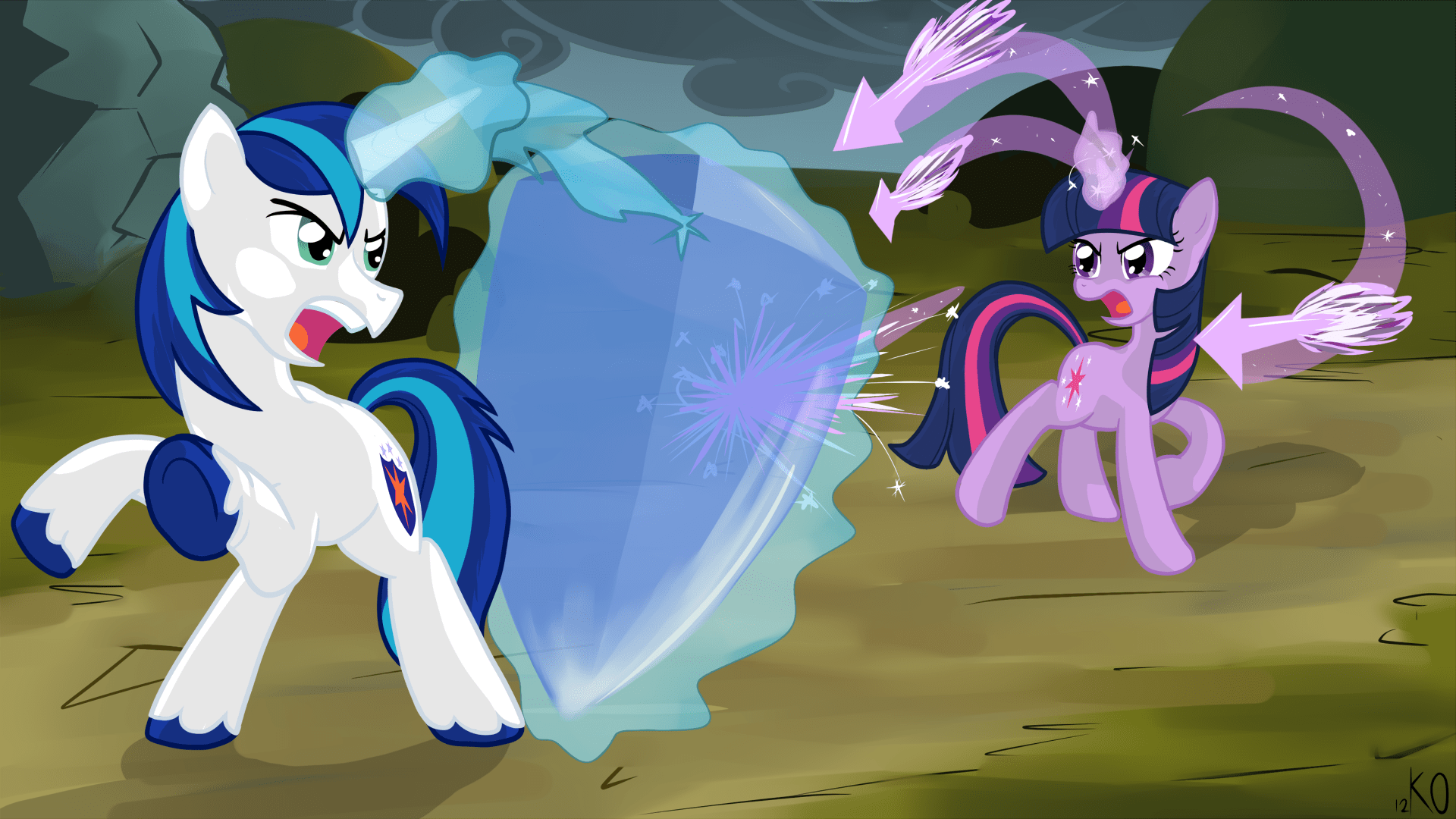 1920x1080 Sibling Rivalry by KyojiOgami. My Little Pony wallpaper. My Little Wallpaper are Magic