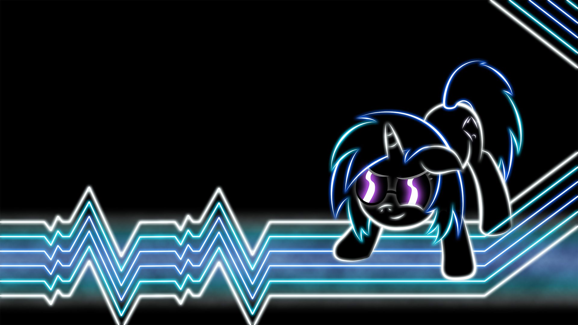 1920x1080 Vinyl Scratch Glow Wallpaper by SmockHobbes. My Little Pony wallpaper. My Little Wallpaper are Magic