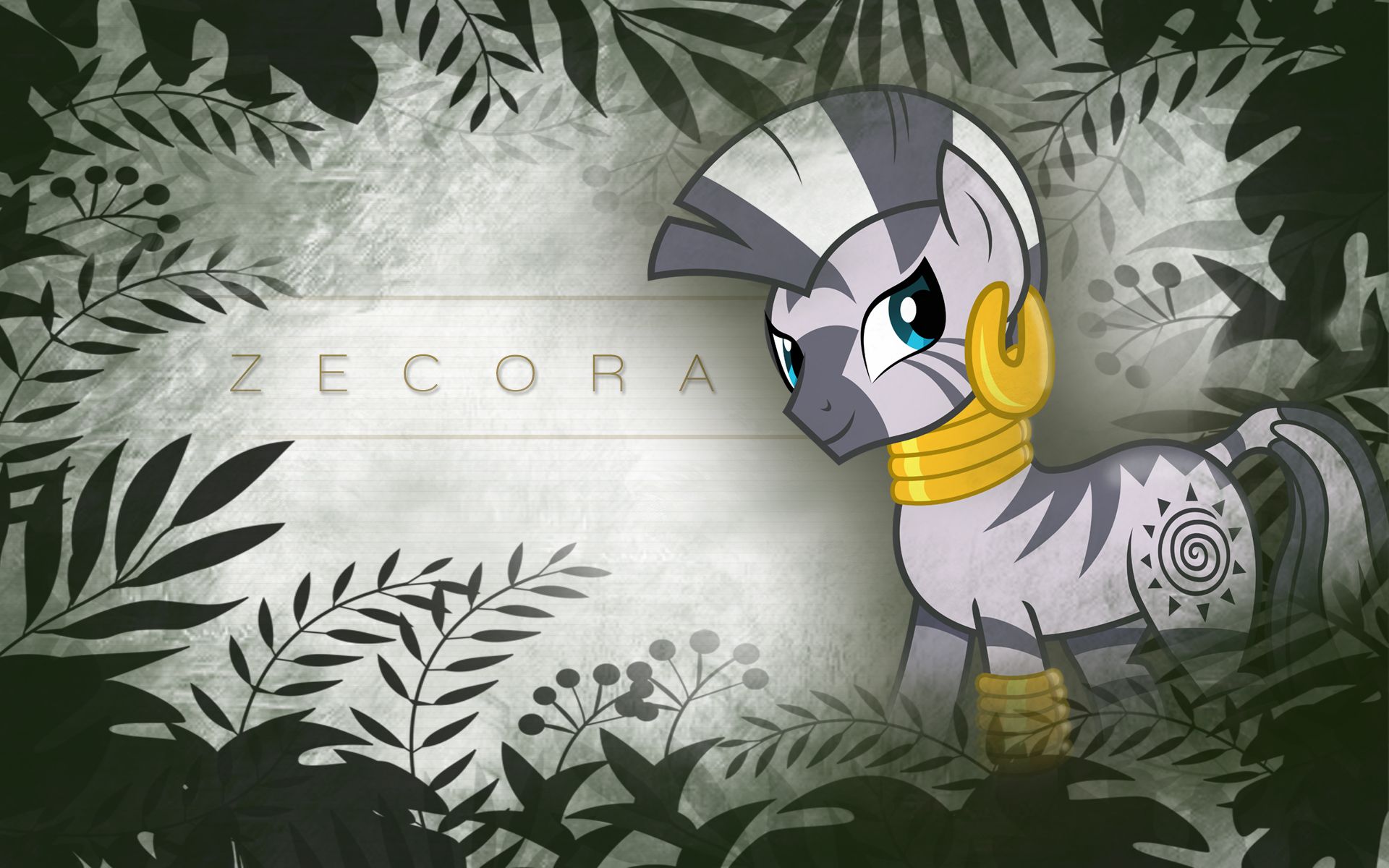 1920x1200 Zecora Wallpaper by IbeRAIDER and Parclytaxel. All wallpaper. My Little Wallpaper are Magic