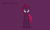 100x61 Tempest Shadow. (Everyone's favorite edge horse.) Many of you may notice she doesn't have a cutie mark. I have most of the toys
