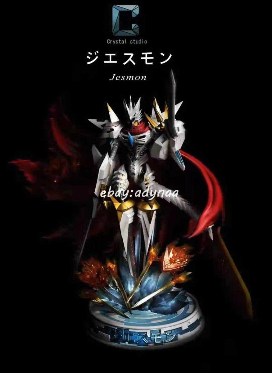876x1200 Crystal Studio Digimon Adventure Digital Monster Jesmon Figure Toy Painted Model
