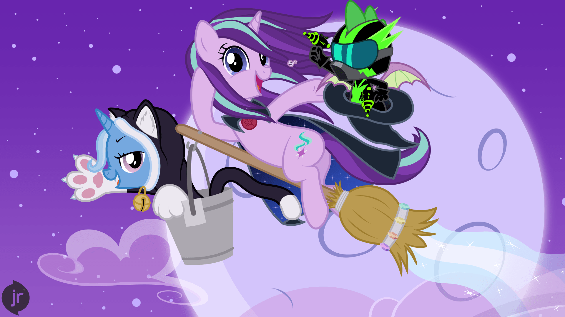 1920x1080 Download Halloween Spike (My Little Pony) Trixie (My Little Pony) Starlight Glimmer TV Show My Little Pony: Friendship Is Magic HD Wallpaperx1080
