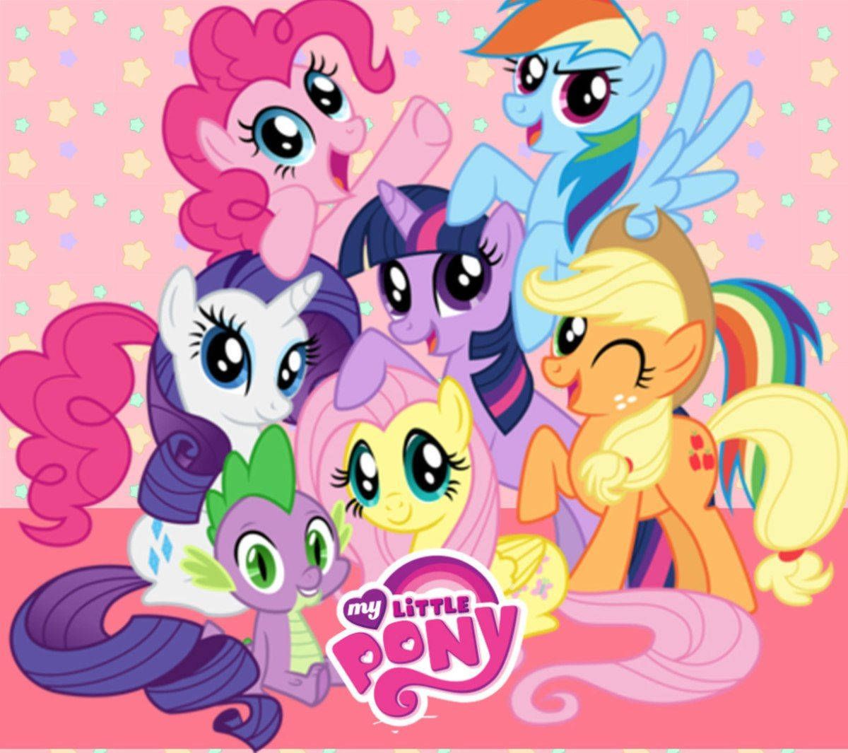 1200x1065 Download My Little Pony Mane Six Spike Wallpaper