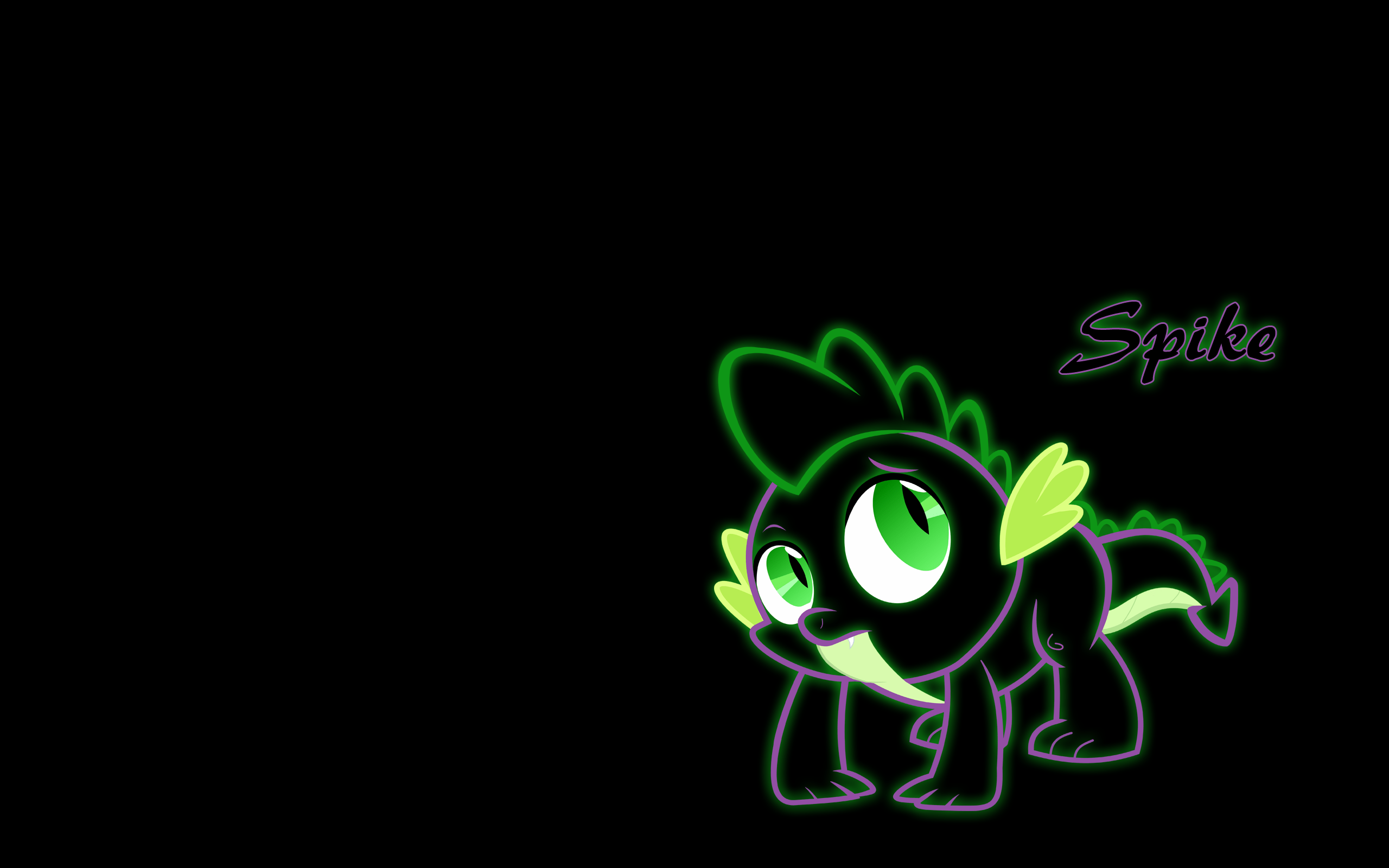 2560x1600 Spike My Little Pony Wallpaper