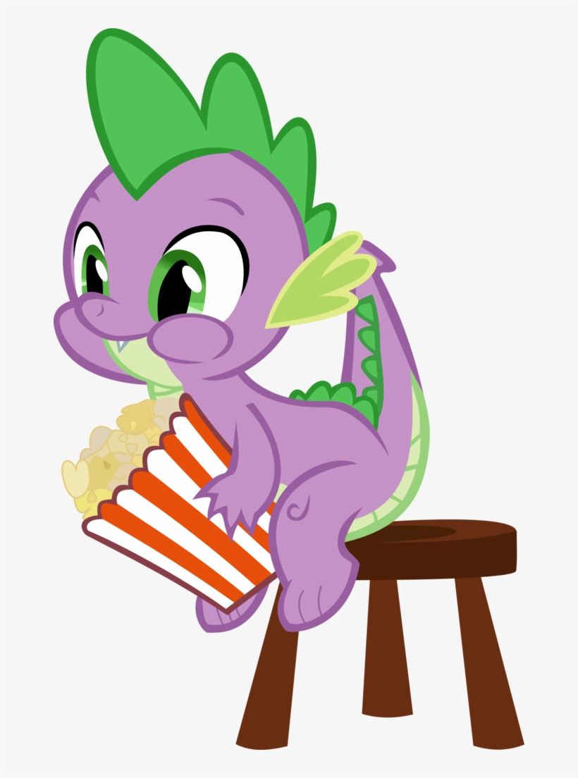 820x1104 Freak0uo, Popcorn, Safe, Simple Background, Spike, Spike Gif Transparent PNG Download on NicePNG