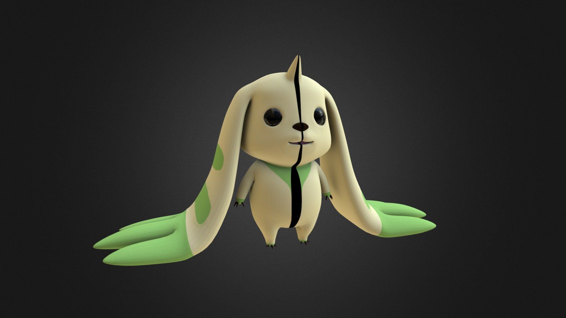 1920x1080 Terriermon Free 3D model by bachtiar [a8677cc]