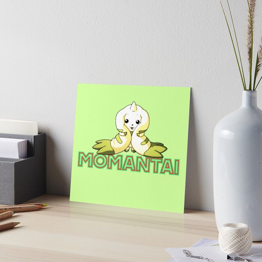 900x900 Momantai Terriermon Art Board Print