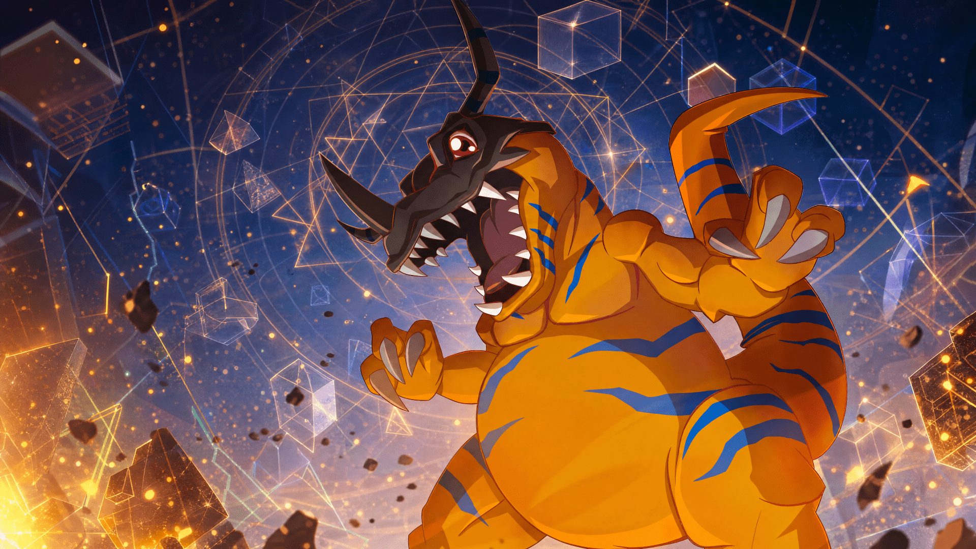 1920x1080 Greymon (Digimon) 4K UltraHD Wallpaper