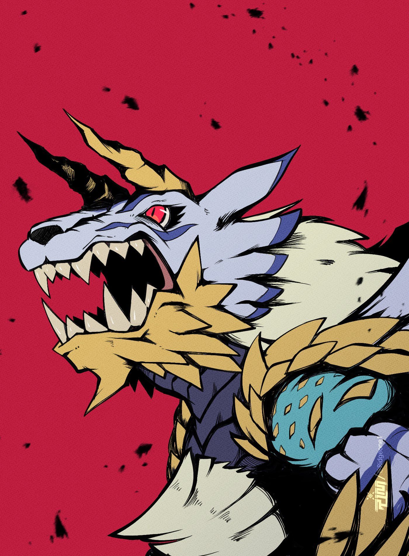 1400x1900 Zino Garurumon & Laeus Greymon Rathgreymon