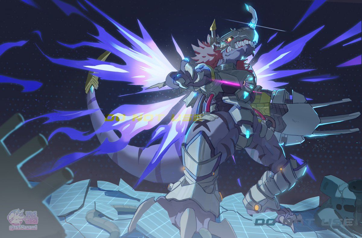1200x789 765_七海 on X: Metalgreymon X oc Thank you!