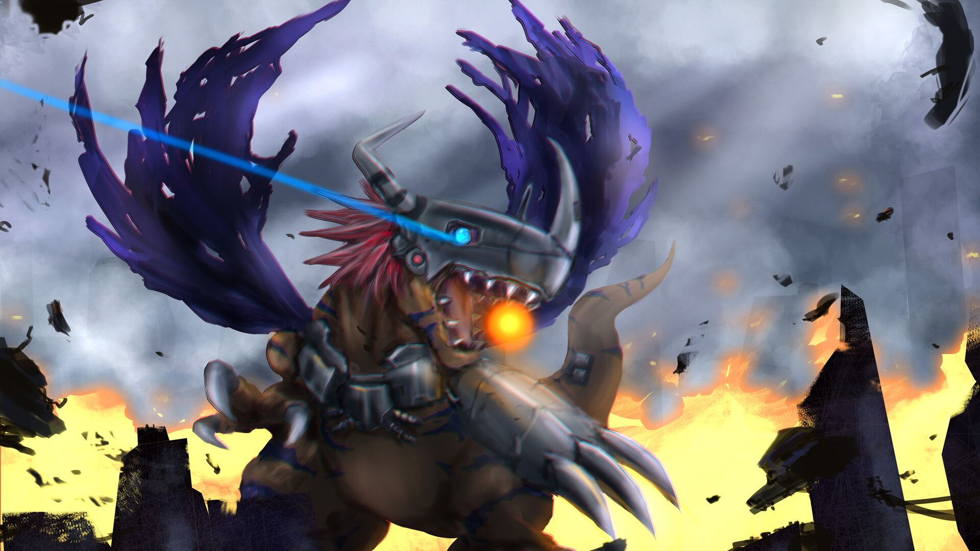 1920x1080 Metal Greymon