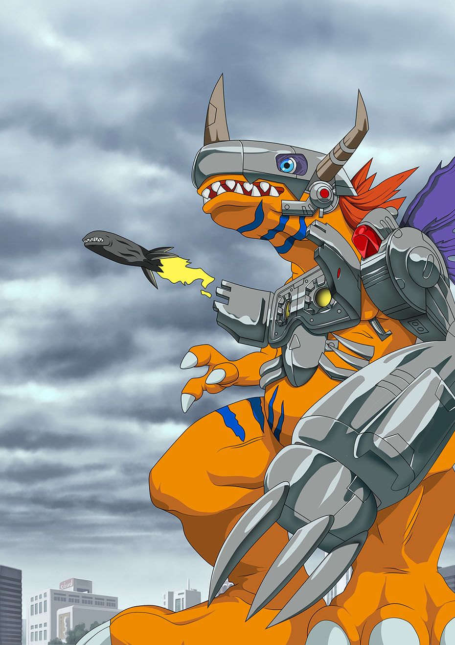 930x1316 MetalGreymon Adventure by Pixiv Id 14458714 Anime Image Board