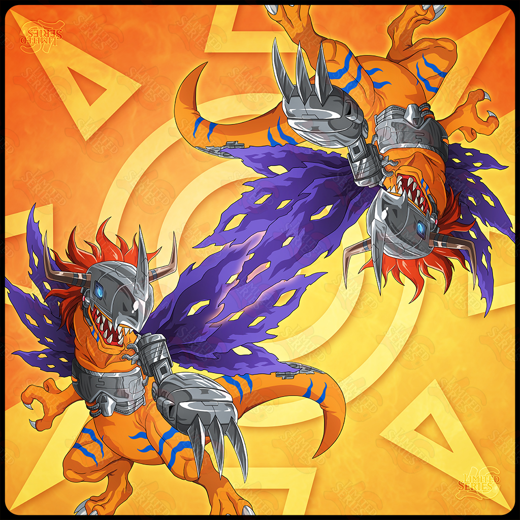 1024x1024 MetalGreymon Playmat