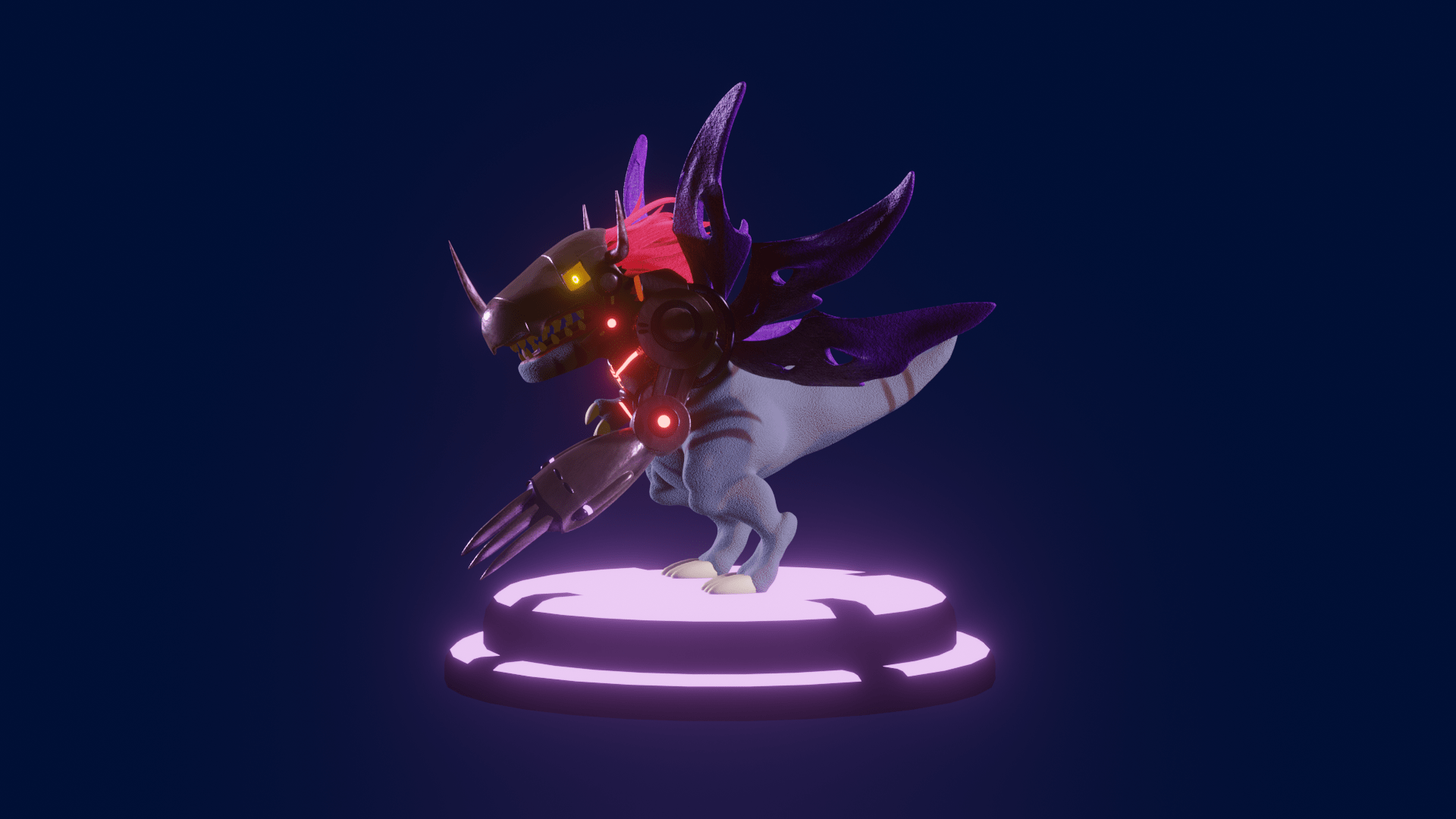 1920x1080 MetalGreymon (virus) 3D by KingKabu on Newgrounds