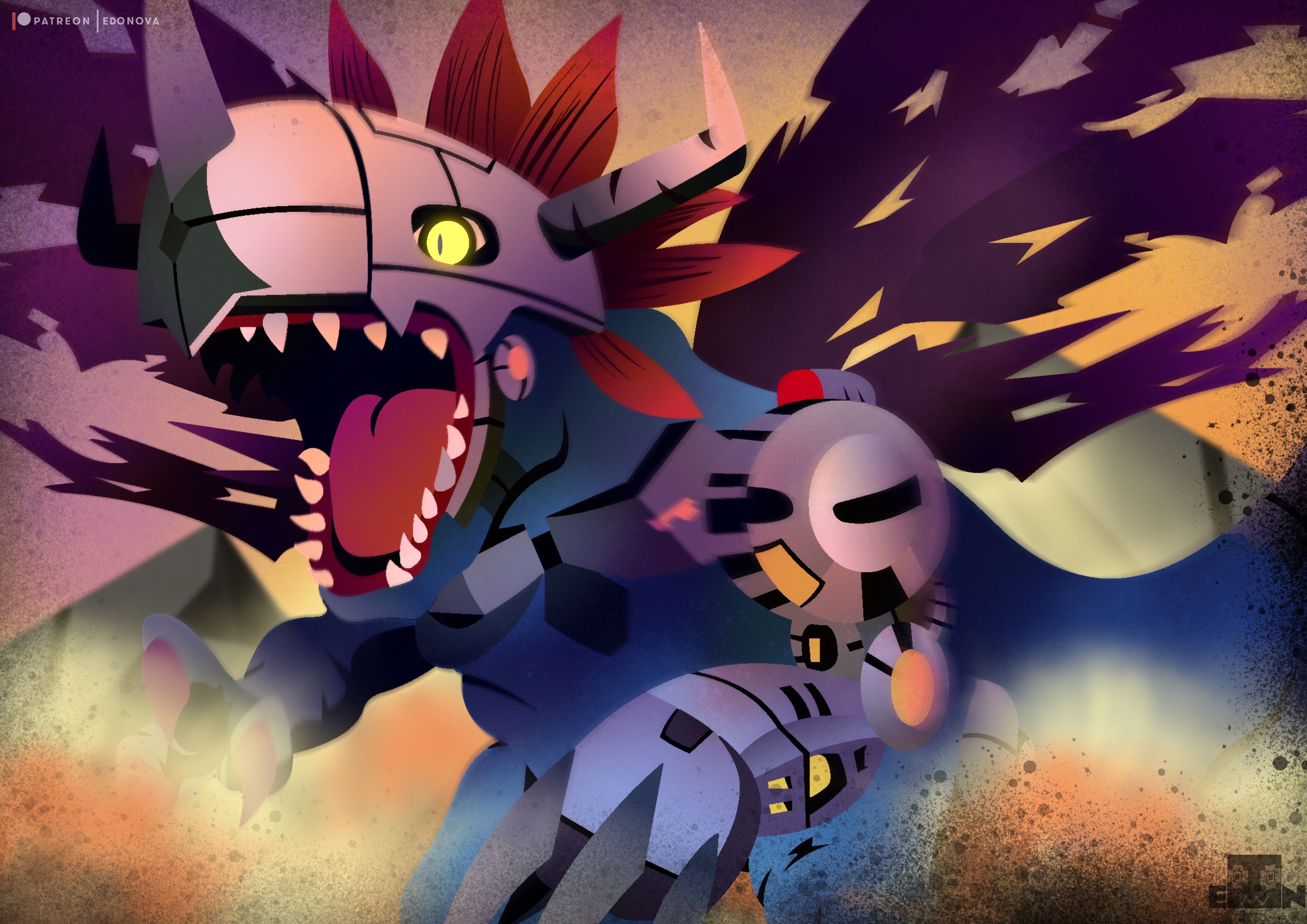 4961x3508 MetalGreymon Virus by EdoNova87 on Newgrounds