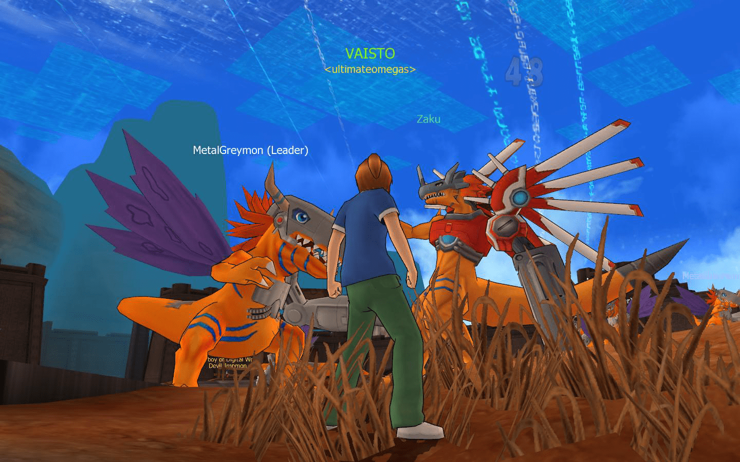1440x900 MetalGreymon VS RizeGreymon&;&;&;