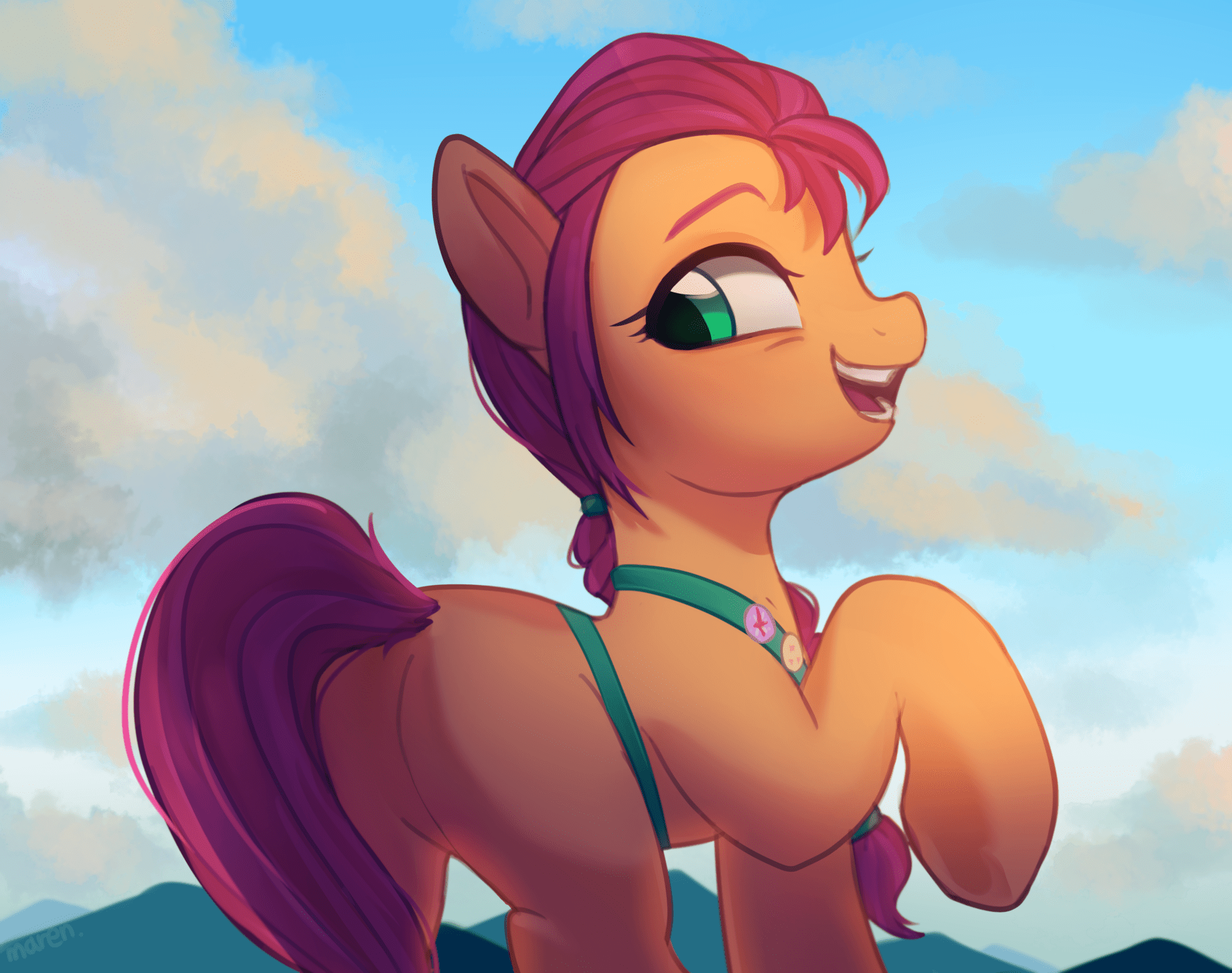 1920x1517 Sunny Starscout in 4K: My Little Pony A New Generation Movie Wallpaper