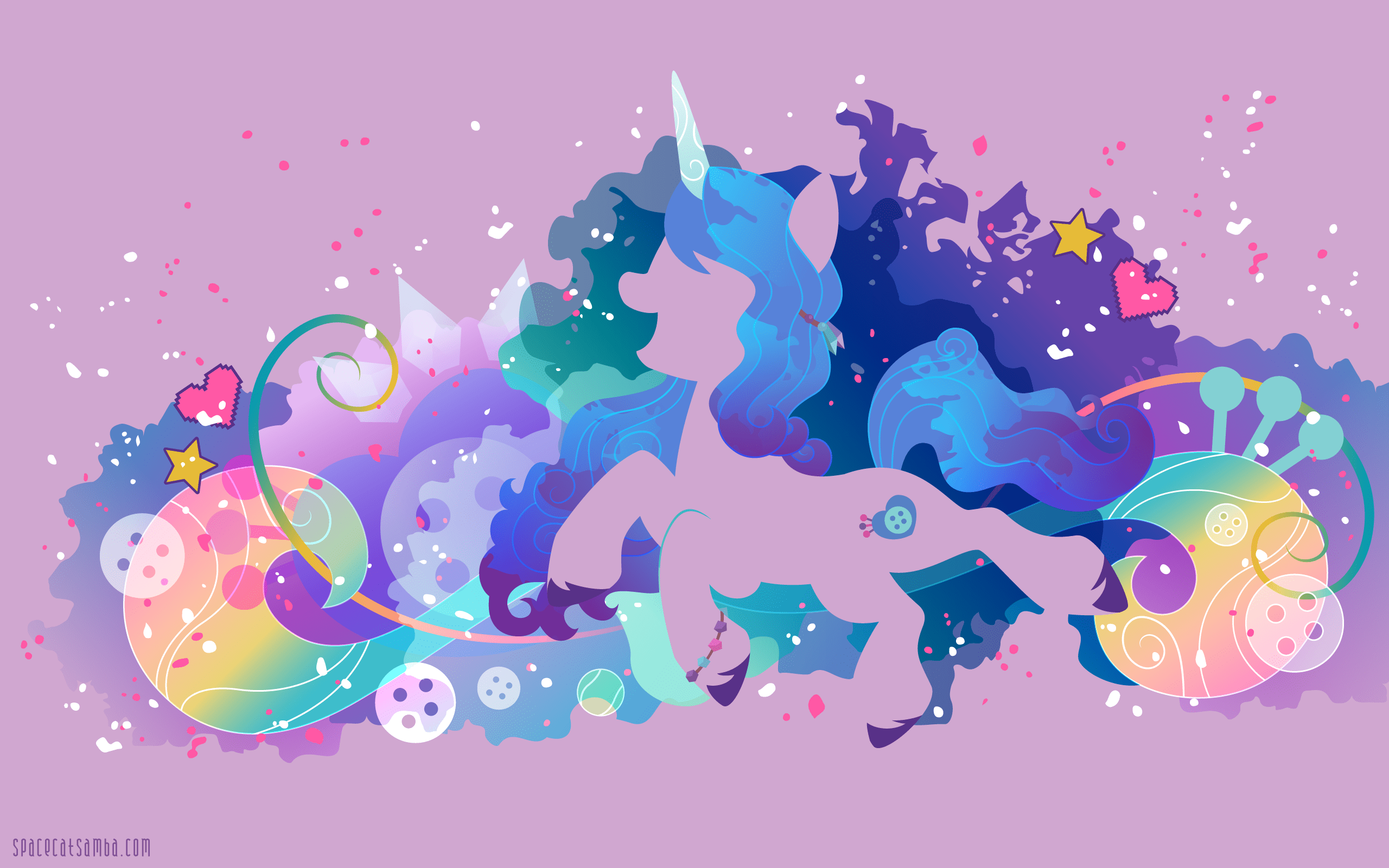 2560x1600 Izzy Moonbow Silhouette Wallpaper