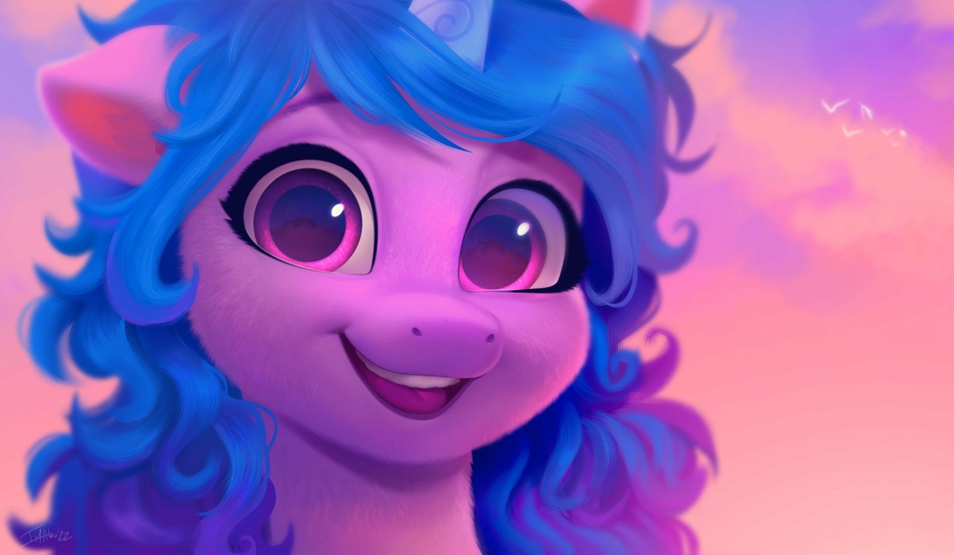 1920x1118 Download Izzy Moonbow Movie My Little Pony: A New Generation HD Wallpaper