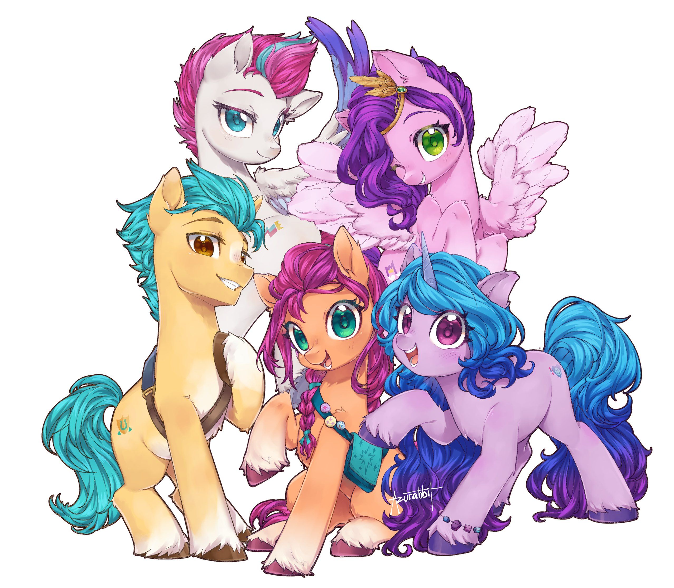 2556x2230 Phone wallpaper: Pipp Petals, Unicorn, Izzy Moonbow, Movie, My Little Pony: A New Generation, Hitch Trailblazer, Pegasus, Pony, Sunny Starscout, Zipp Storm, My Little Pony 510752
