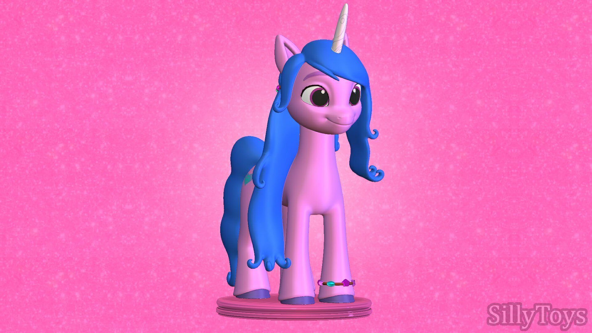 1920x1080 Izzy Moonbow Little Pony A New Generation 3D Model
