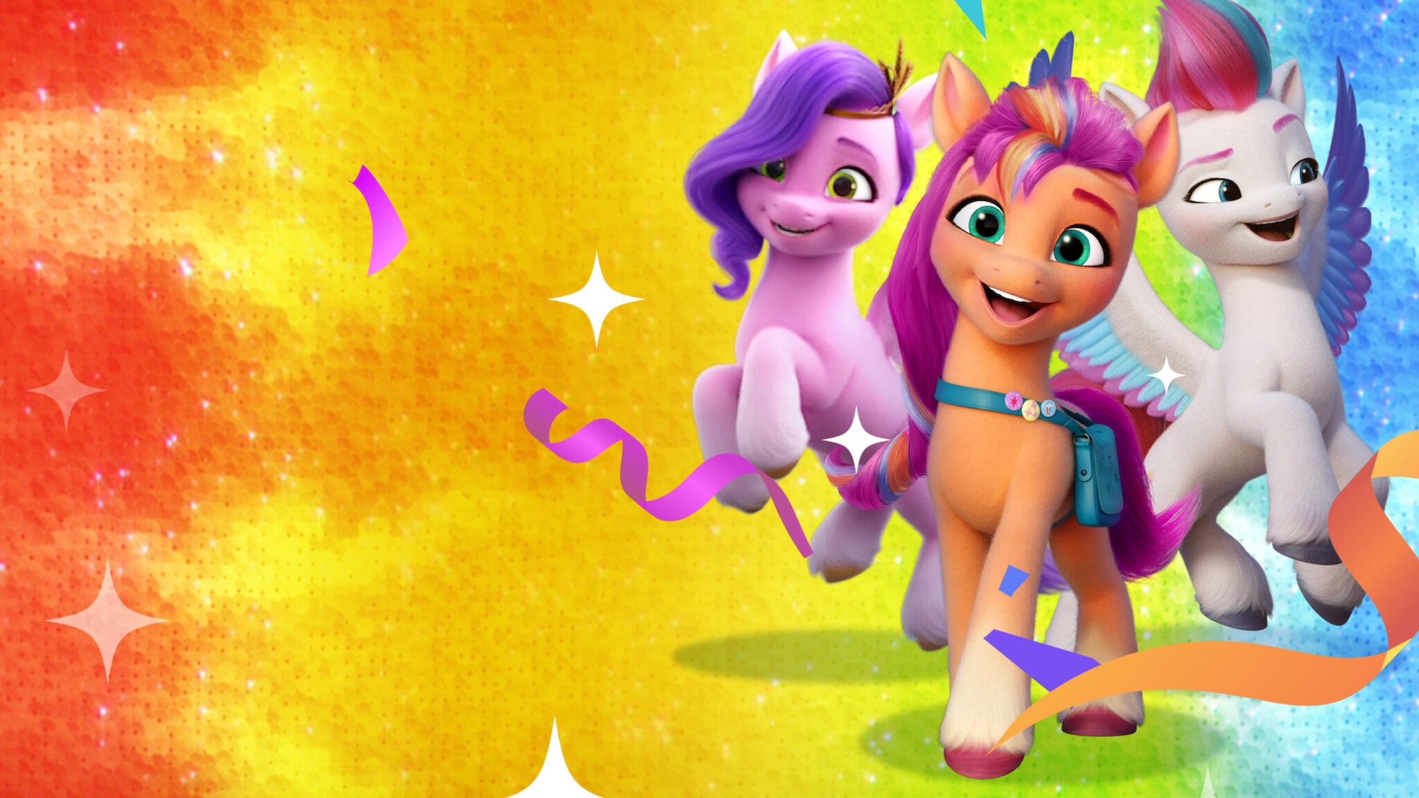 2048x1152 Download Zipp Storm Pipp Petals Sunny Starscout TV Show My Little Pony: Make Your Mark HD Wallpaperx1152