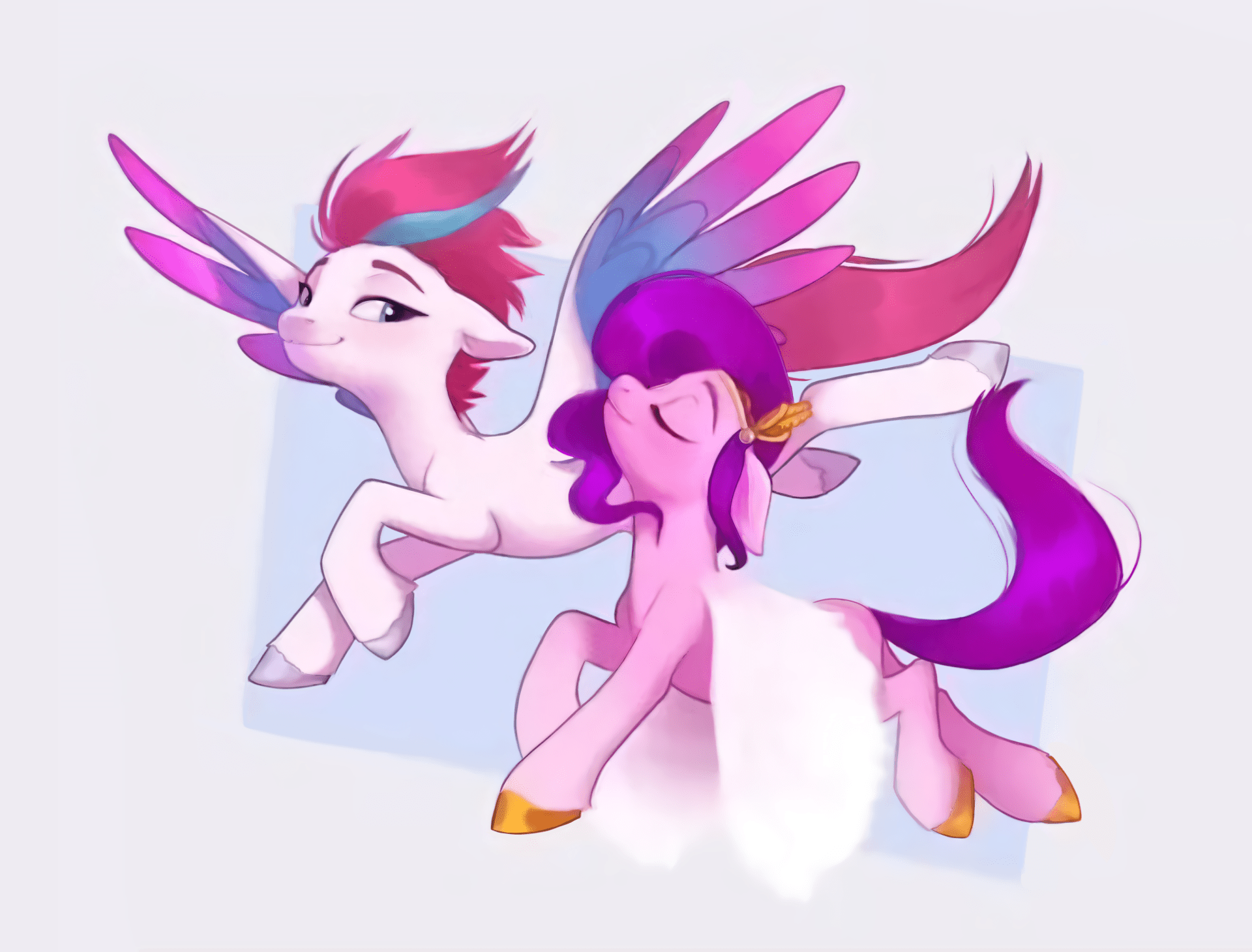 1920x1460 My Little Pony HD: Pegasus Sisters Pipp Petals & Zipp Storm Wallpaper