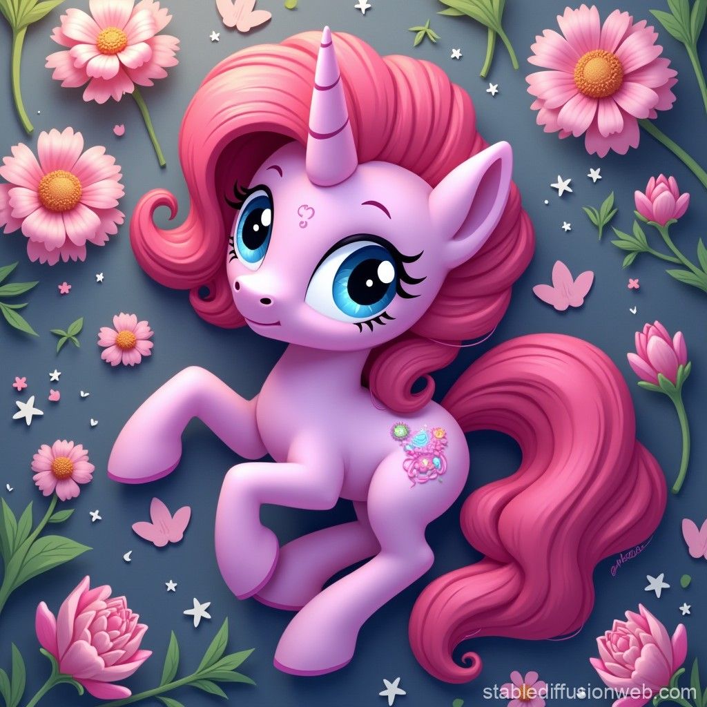 1024x1024 My Little Pony Zipp Storm in Floral Bliss. Stable Diffusion Online