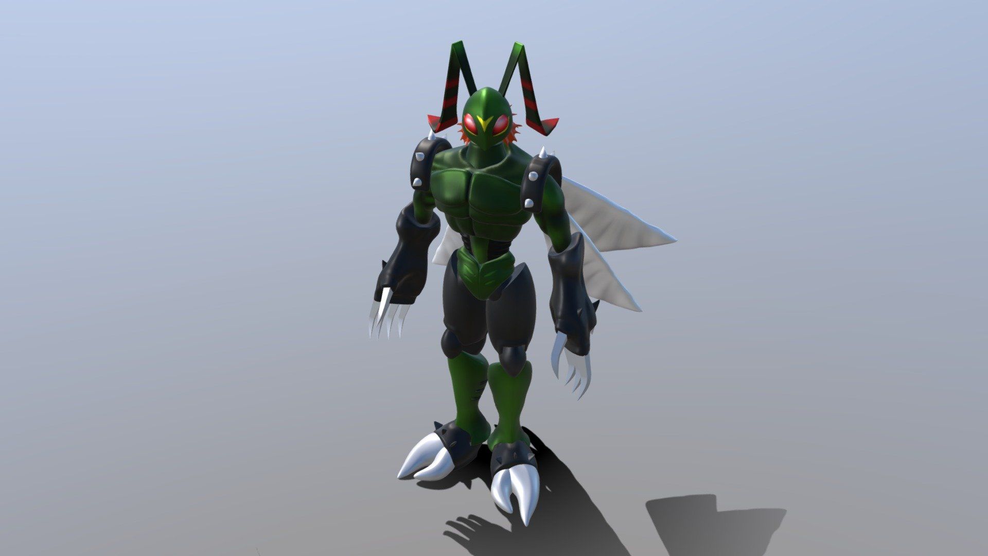 1920x1080 Digimon スティングモン STINGMON model by kishi [a73c34b]