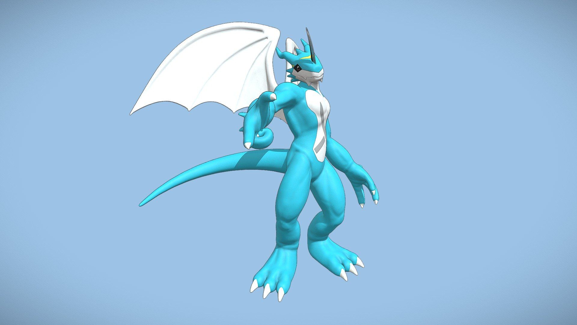 1920x1080 ExVeemon Free 3D model by ElVandalinq [14a2692]