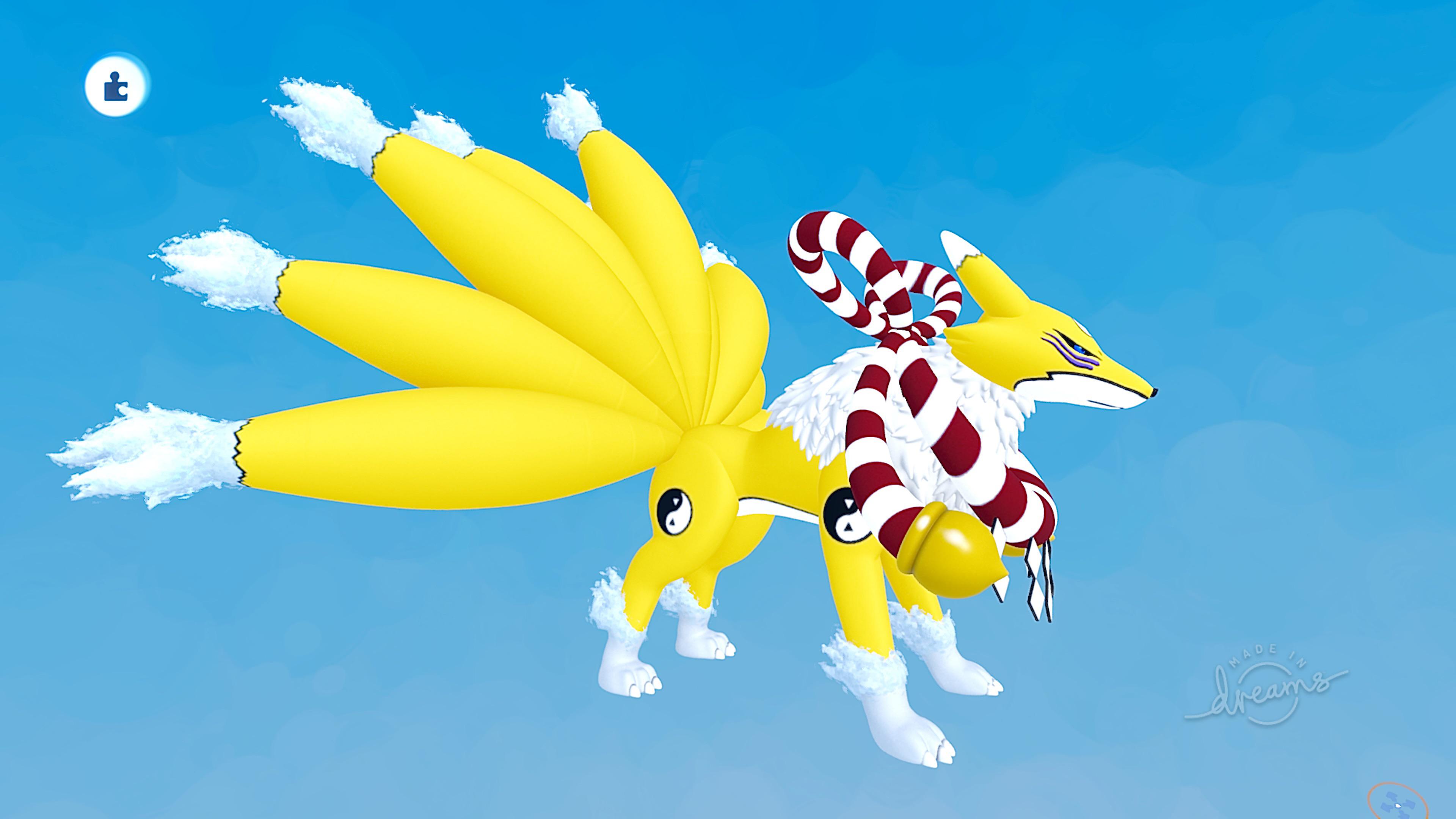 3840x2160 Finished the Kyubimon model for my Dreams fighting game! One of my favorite Digimon I tried my best to make her perfect