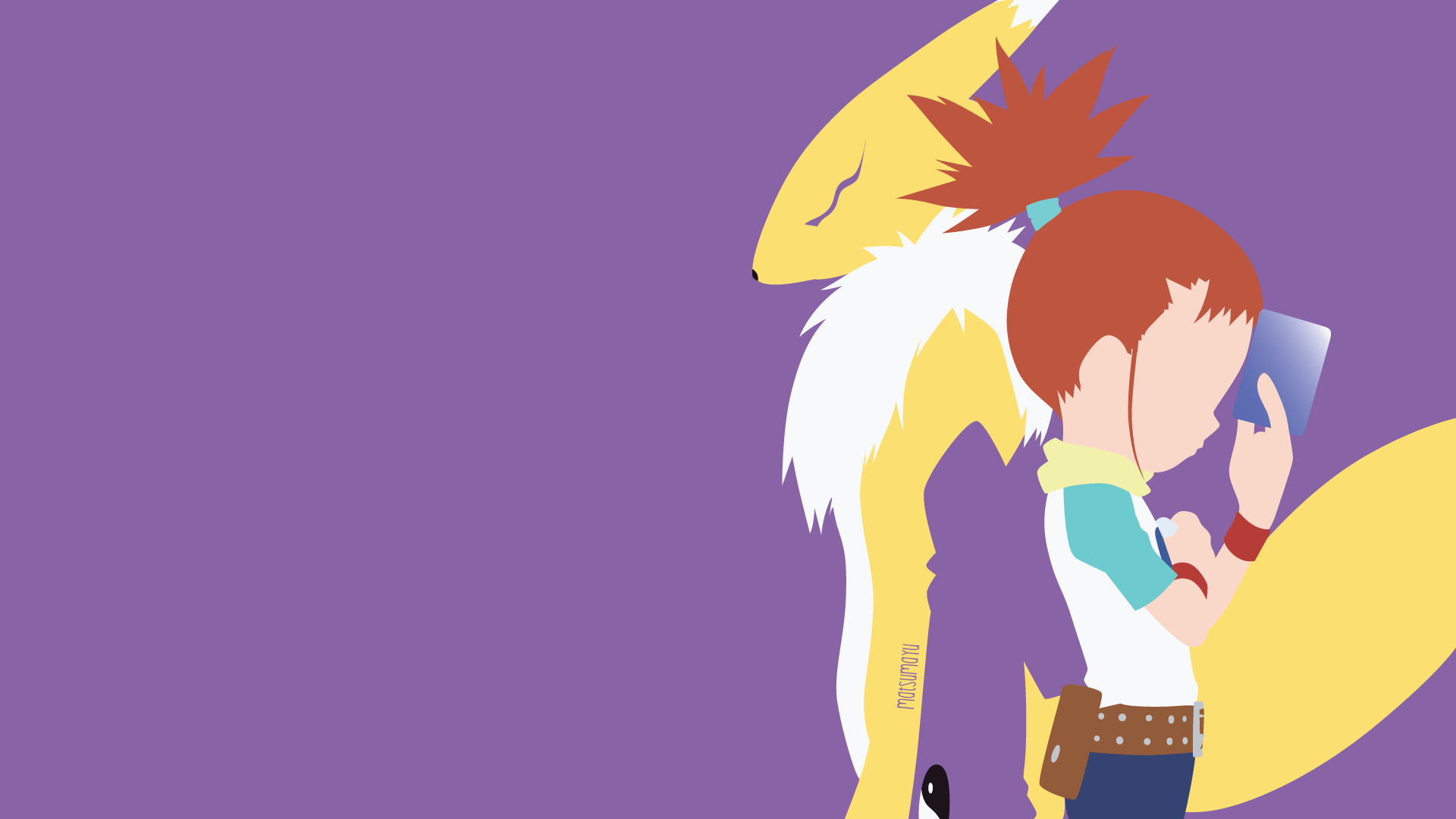 1920x1080 Download Renamon (Digimon) Makino Ruki Anime Digimon HD Wallpaper