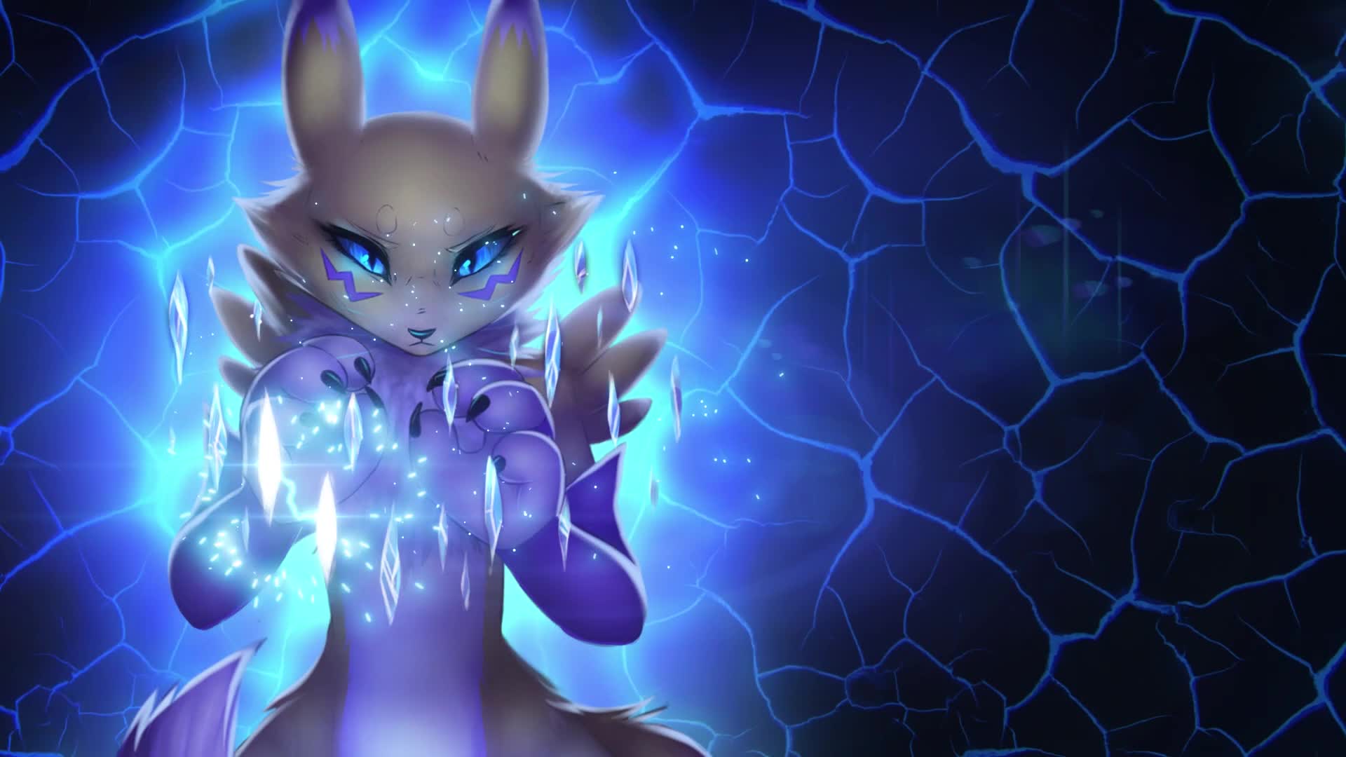 1920x1080 PC Renamon Digimon Live Wallpap Live Wallpaper