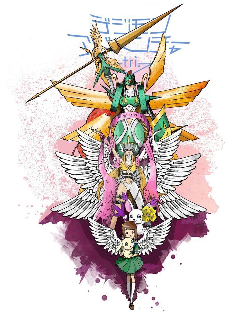 800x998 Digimon ideas. digimon girls, seraphimon and ophanimon, digimon angels