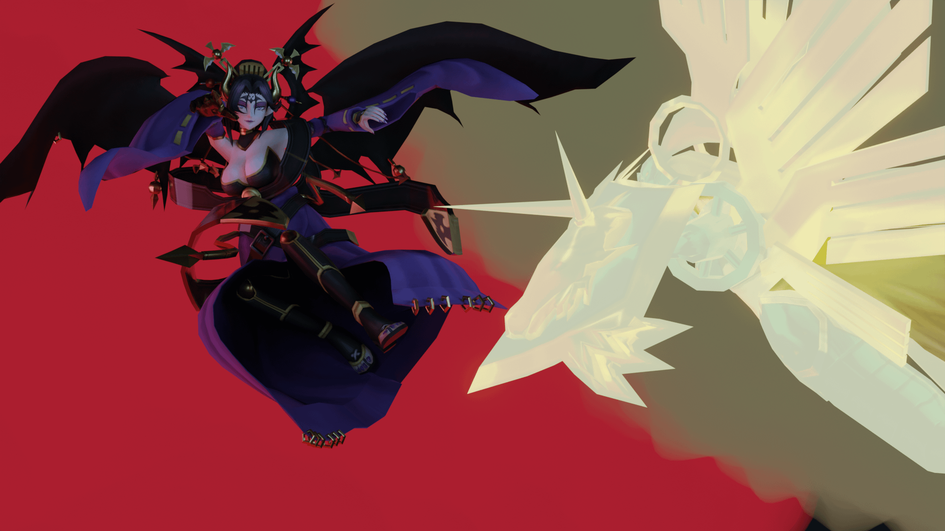 1920x1080 Procedural Lilithmon vs Ophanimon