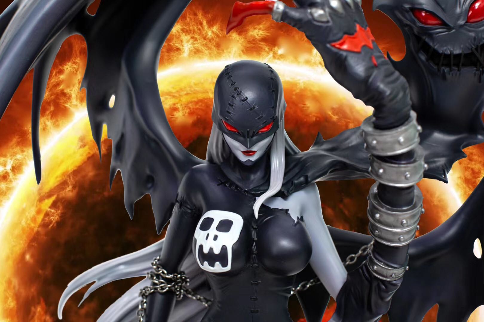 1620x1080 Pre order】NOAH STUDIOS Digital Monster Lady Devimon レディーデビモン Resin Statue Deposit