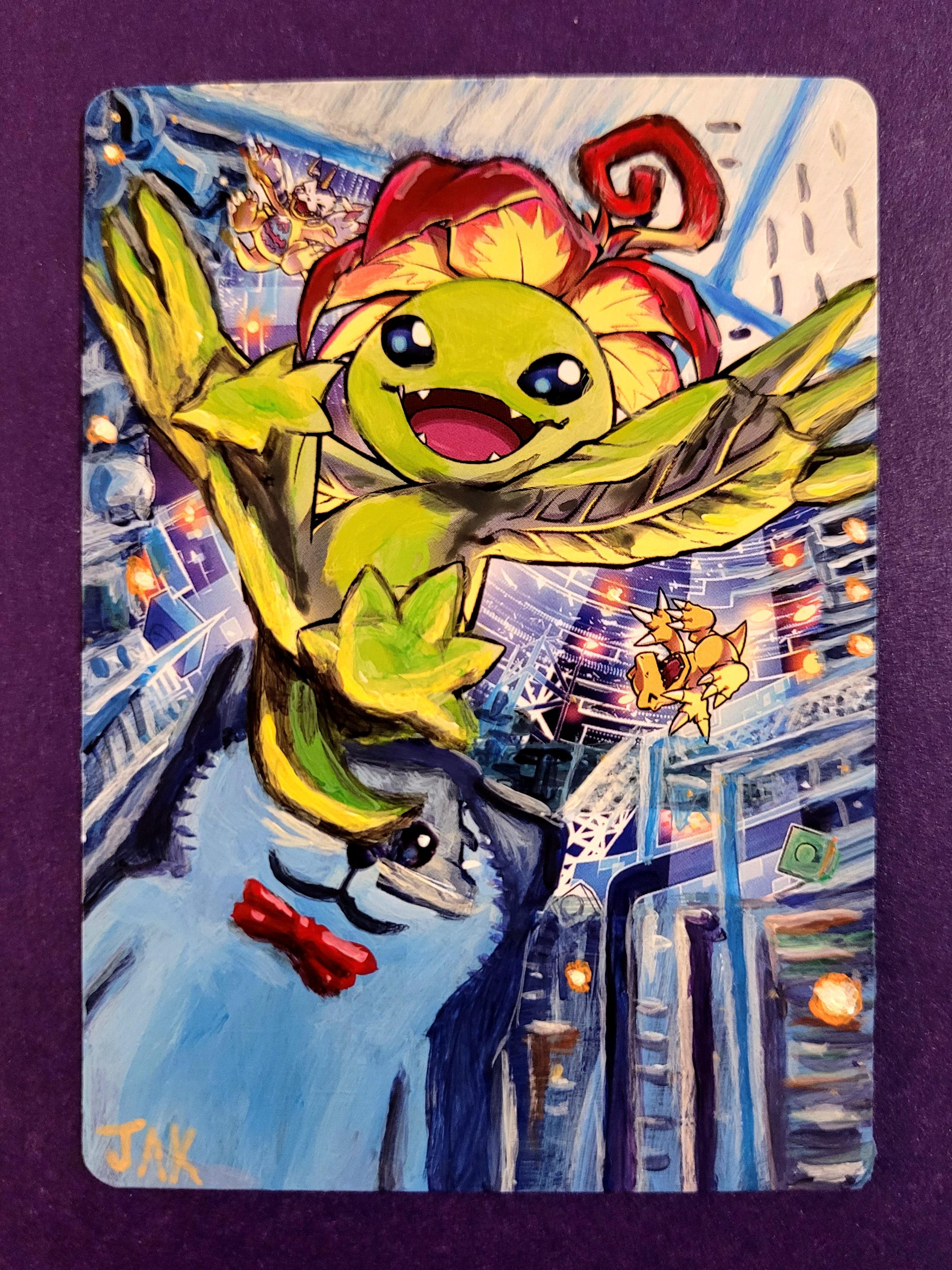 2620x3493 Palmon, a card I painted!