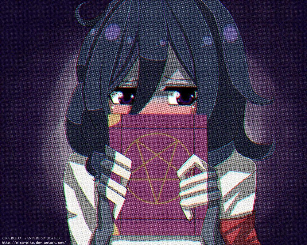 Oka ruto yandere. Ока Рюто. Ока Рюто Яндере. Ока рута Яндере. Ока рута арт.