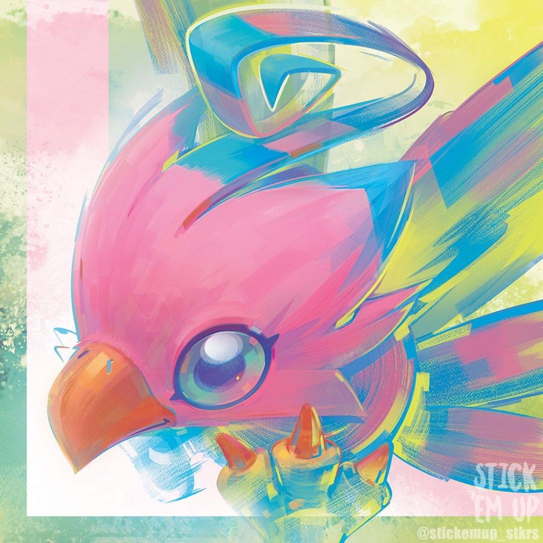 1080x1080 Digimon Poster Print
